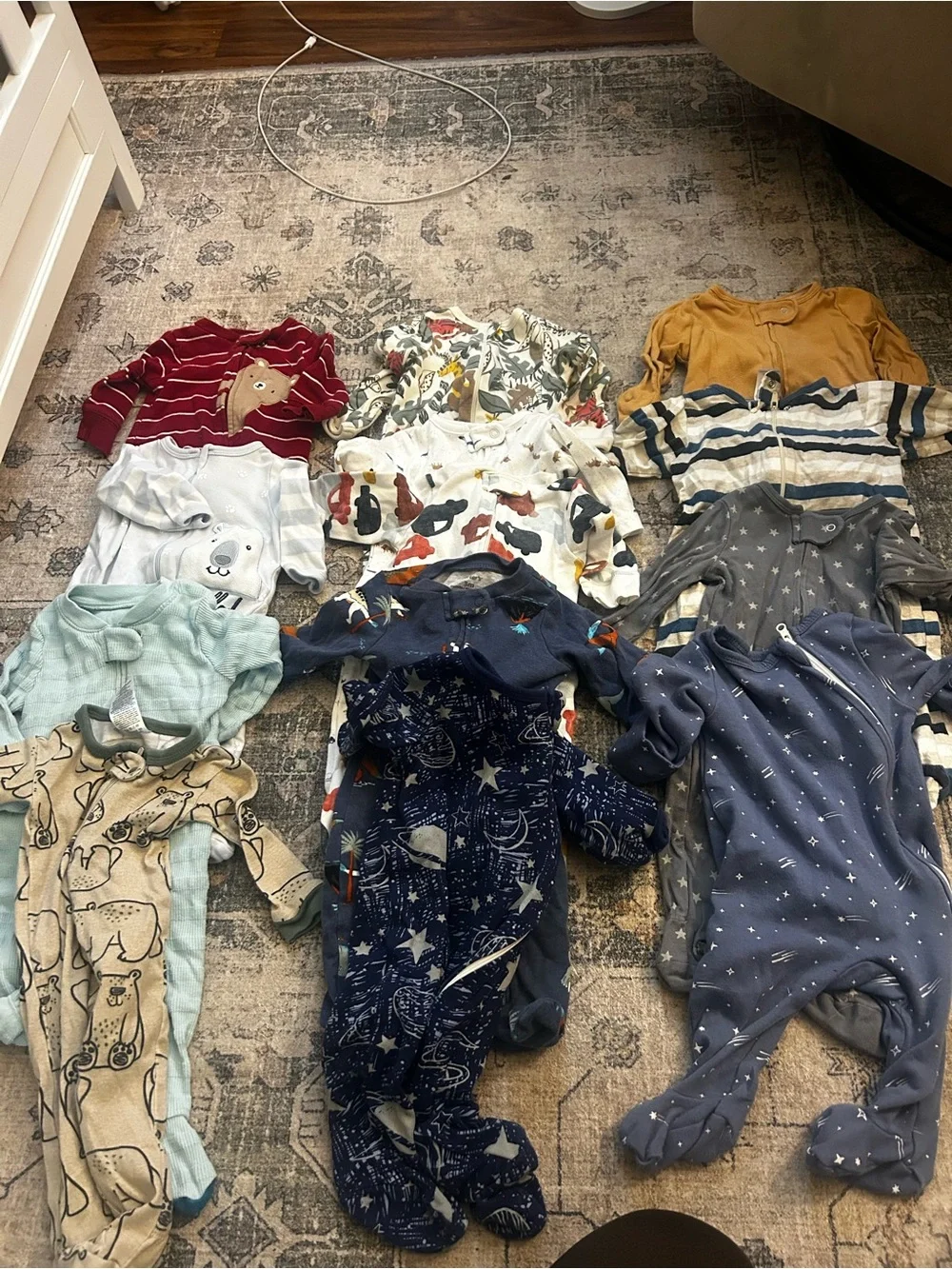 Mixed-Pattern Baby One-Piece Collection - Assorted Colors Boy 0-3